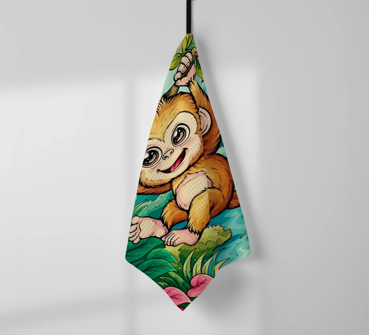 Monkey canovaccio da cucina da Dumery Art