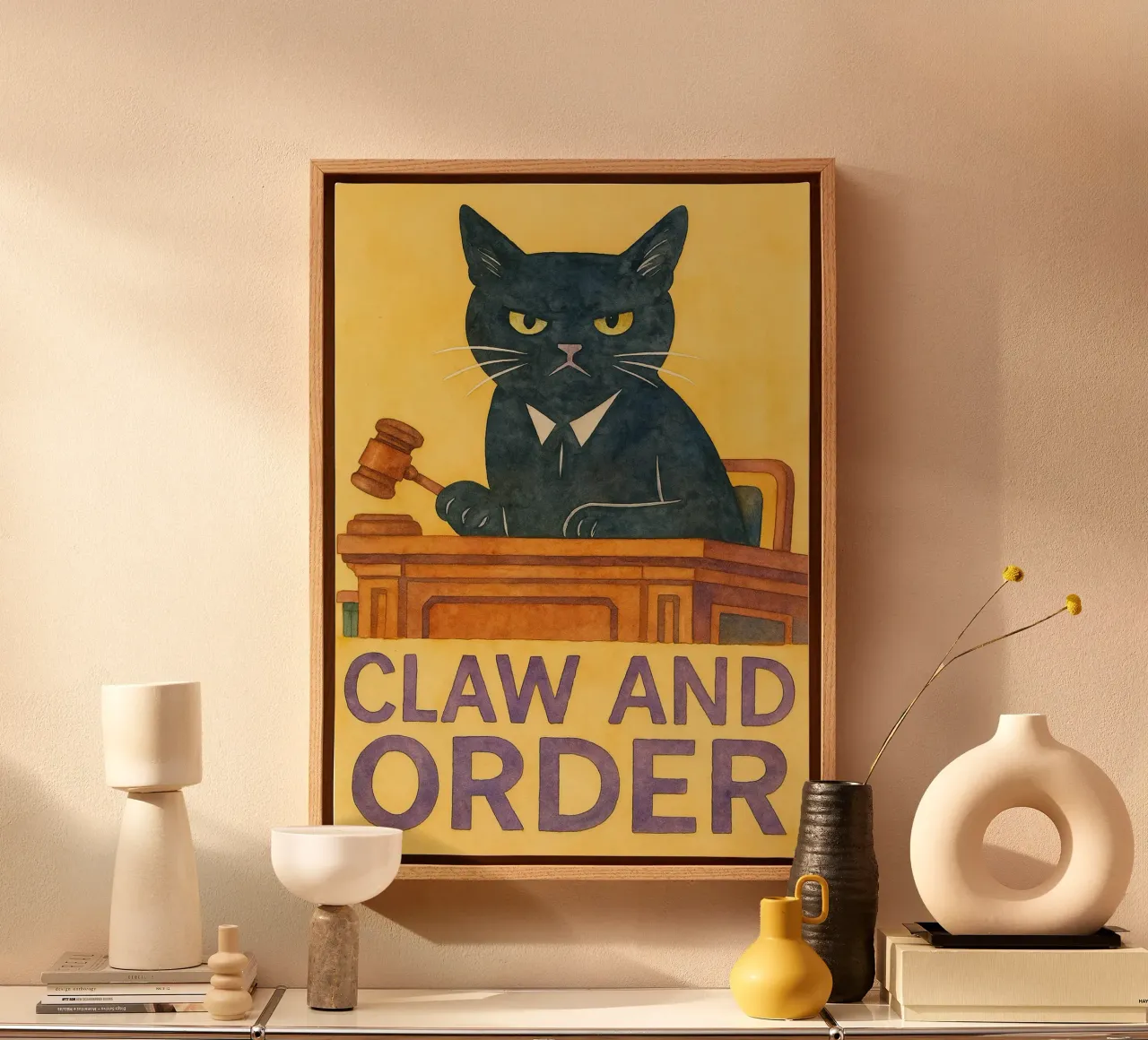 beste vader visser canvas met Baklijst van wadasx