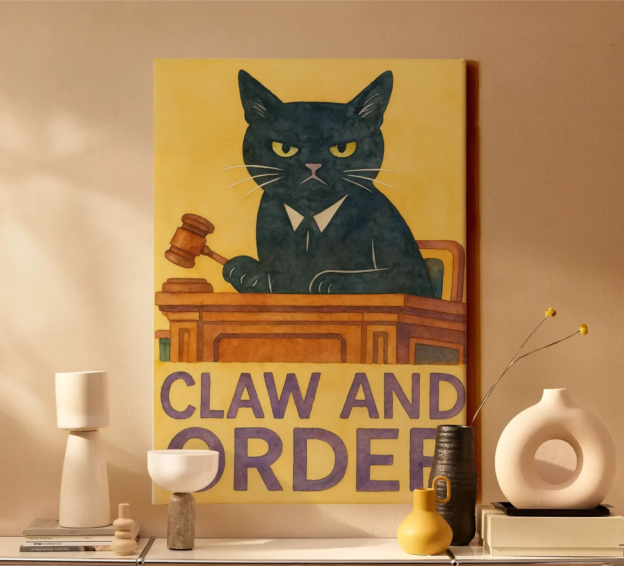 beste vader visser canvas met Baklijst van wadasx