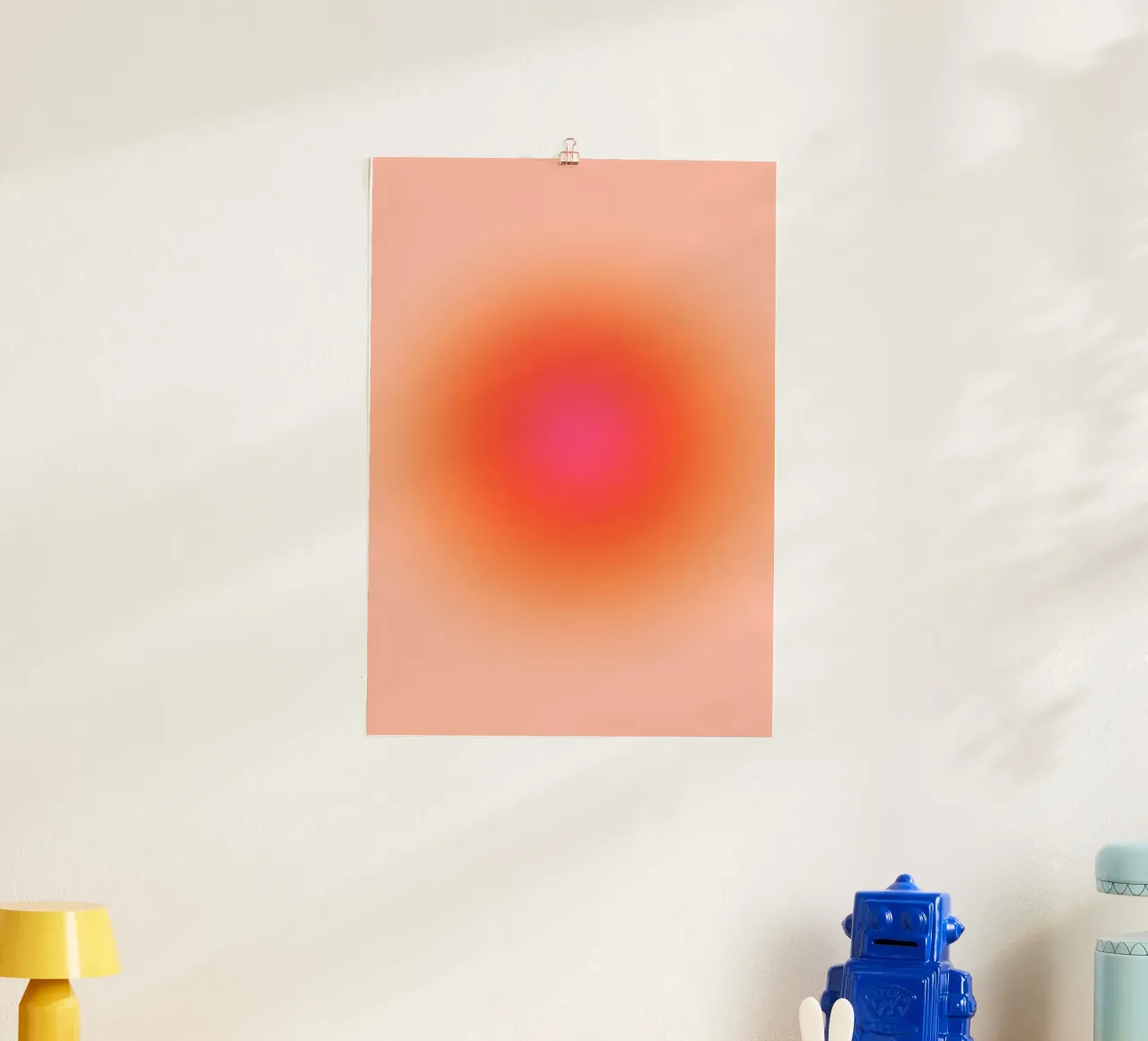 Aura orange/pink hahnemühle by felixschuster