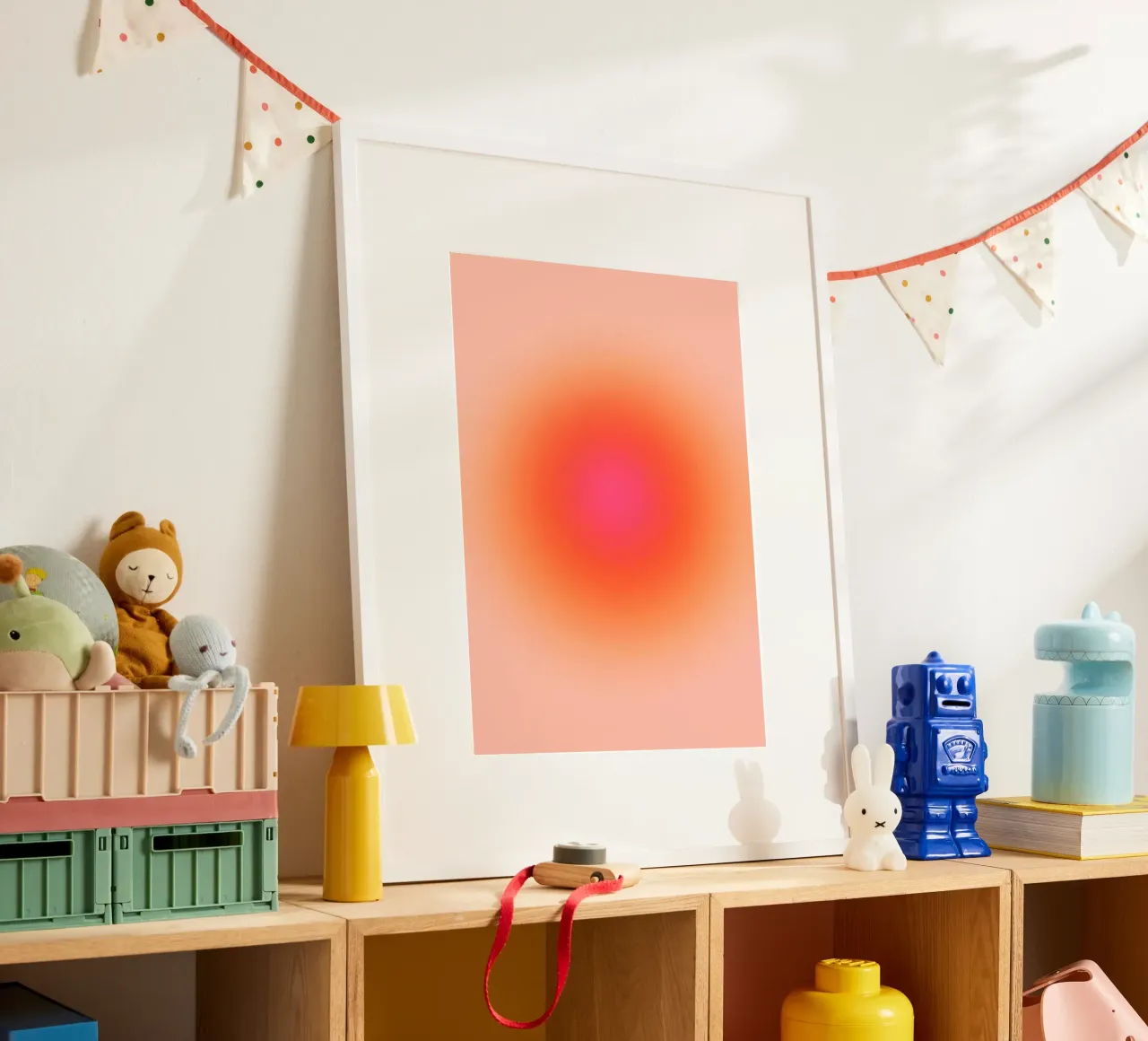 Aura orange/pink hahnemühle by felixschuster