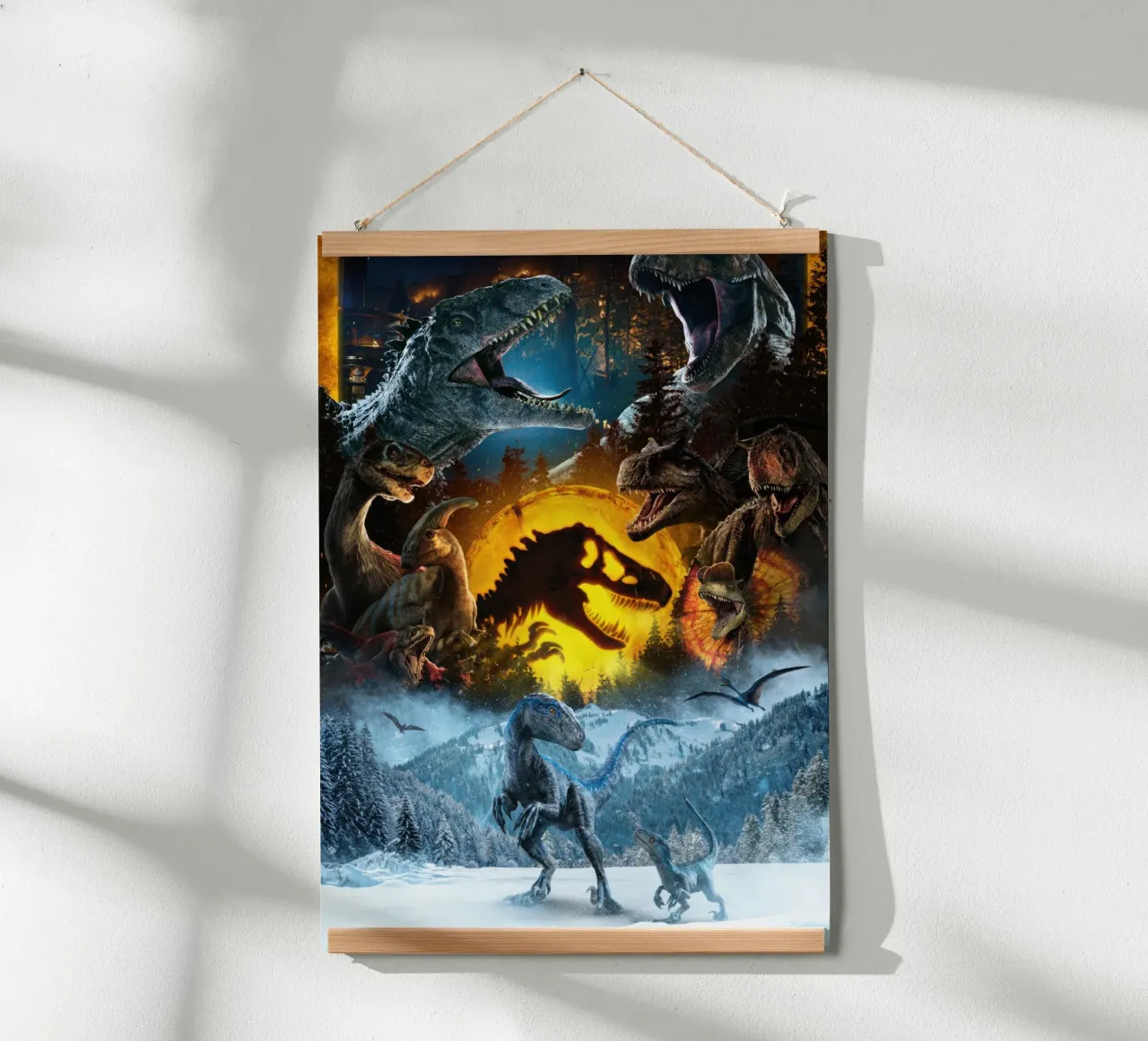 Dominio del mondo giurassico poster da mix mate