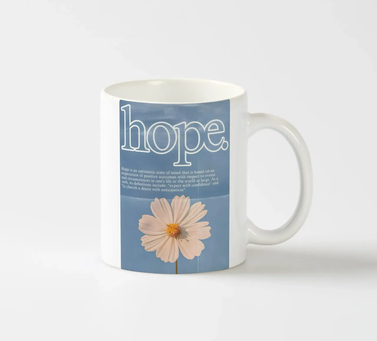 hope tazza in ceramica da Type & Tape