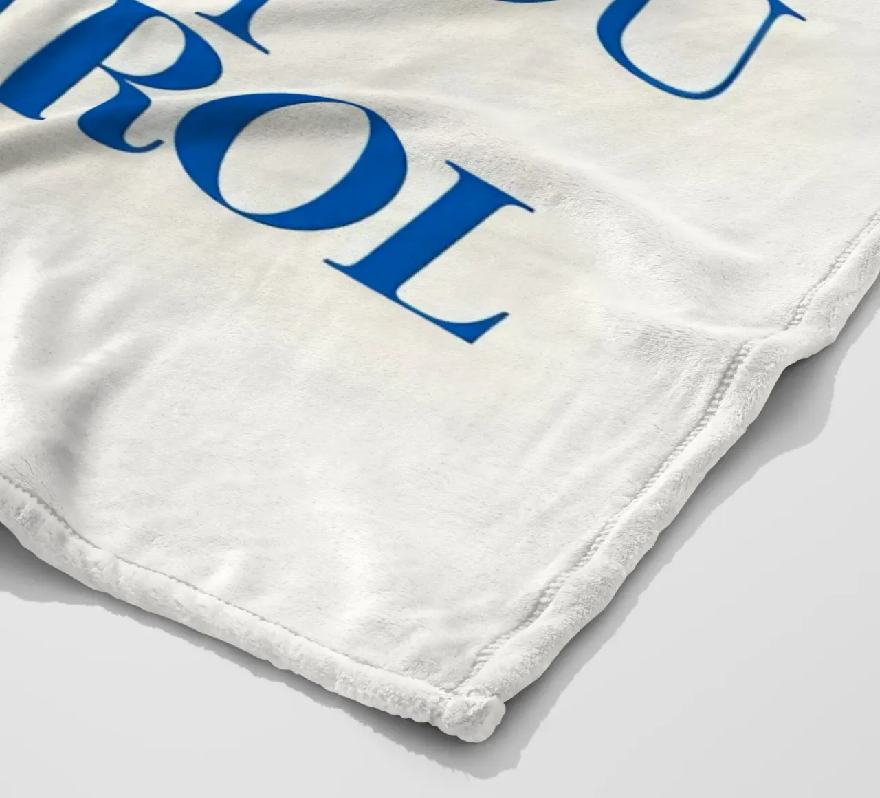Stop worrying about things you control coperta in pile da Type & Tape