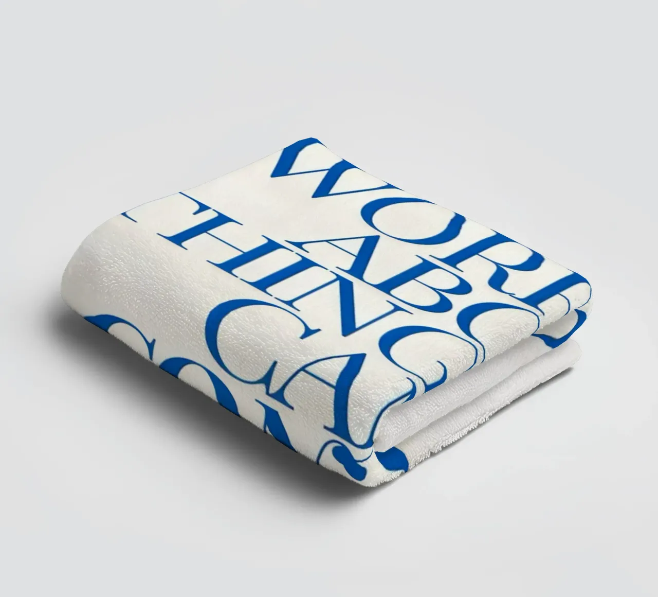 Stop worrying about things you control asciugamano da bagno da Type & Tape