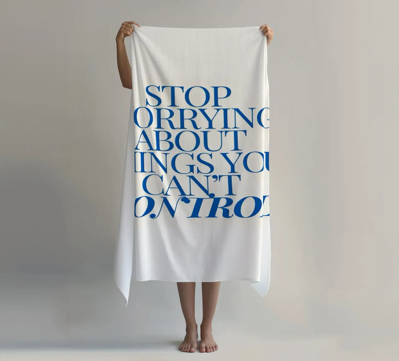 Stop worrying about things you control telo mare da Type & Tape