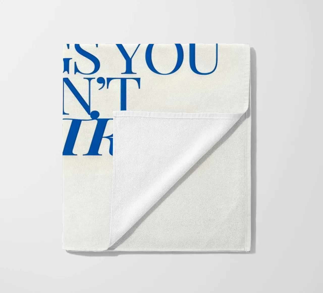 Stop worrying about things you control telo mare da Type & Tape