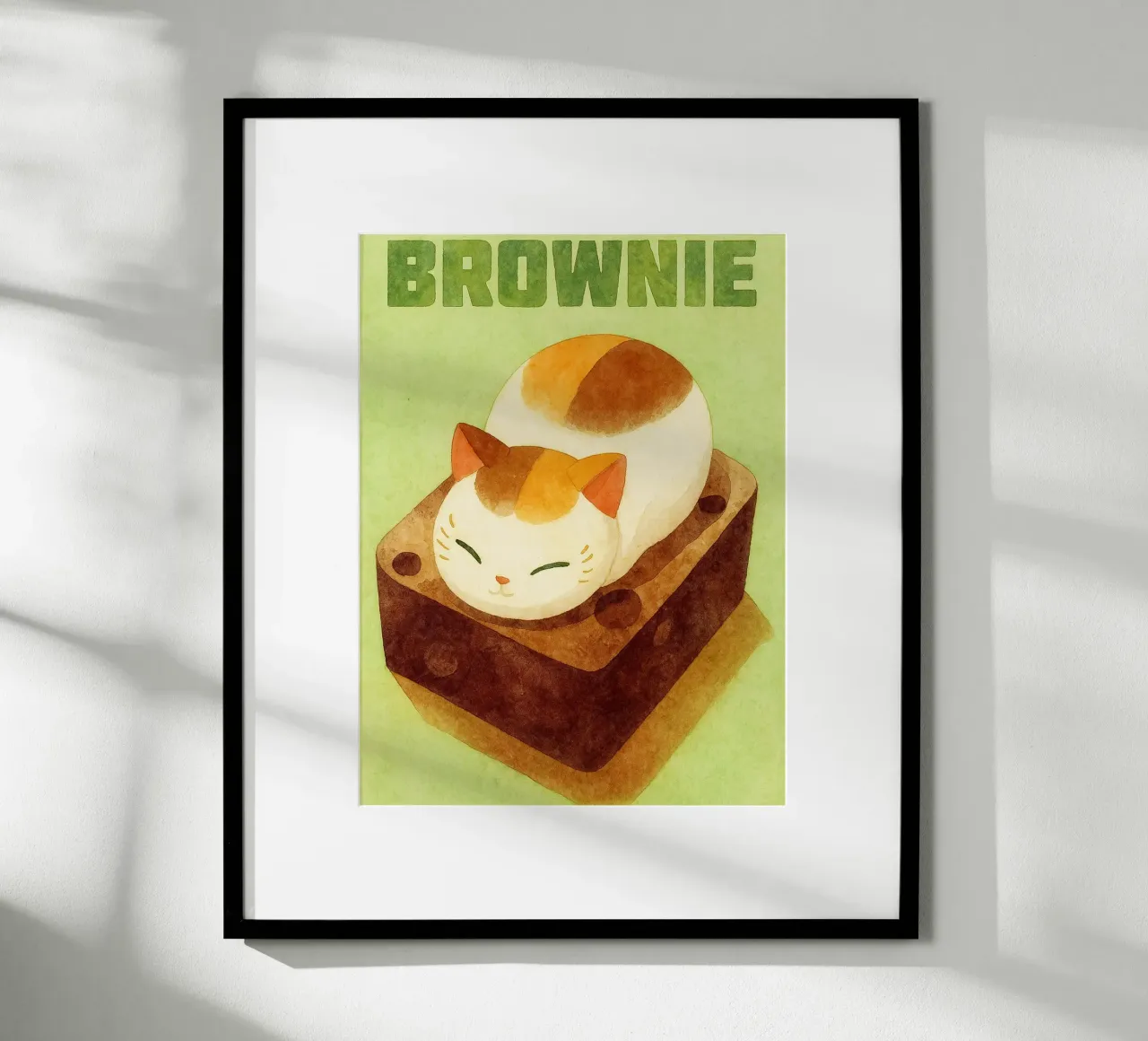 divertente gatto brownies poster da wadasx