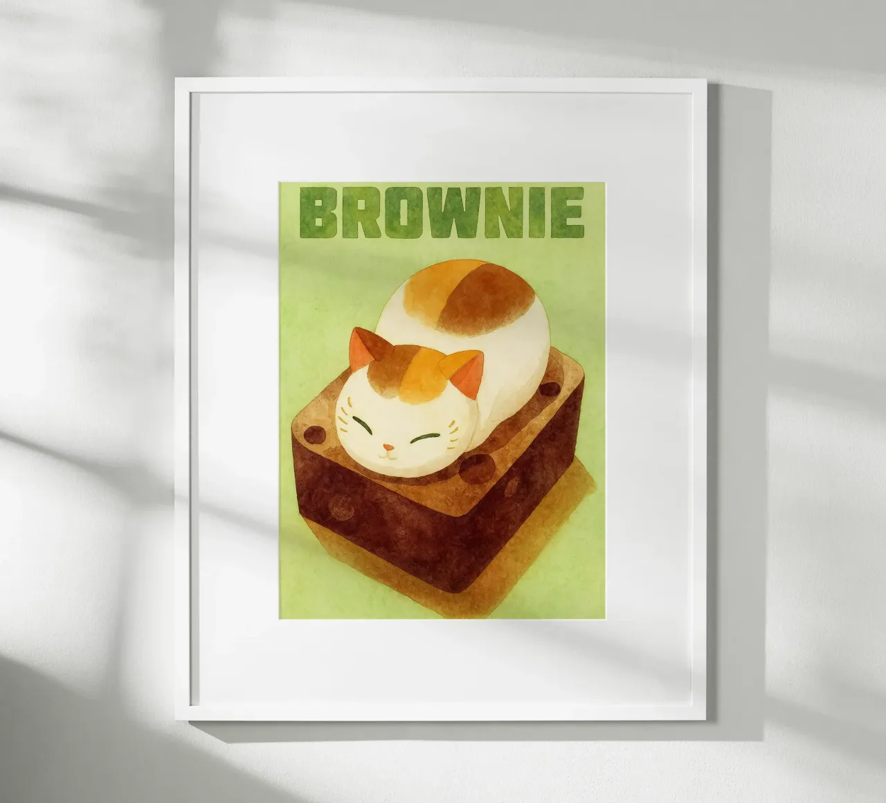 divertente gatto brownies poster da wadasx