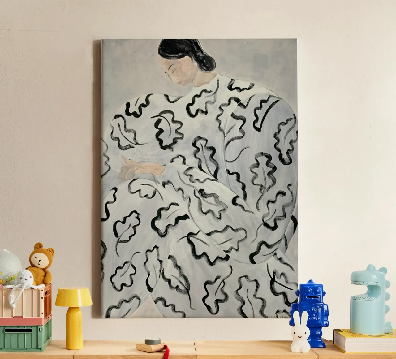 Sofia Lind 41 canvas met Baklijst van William Brown