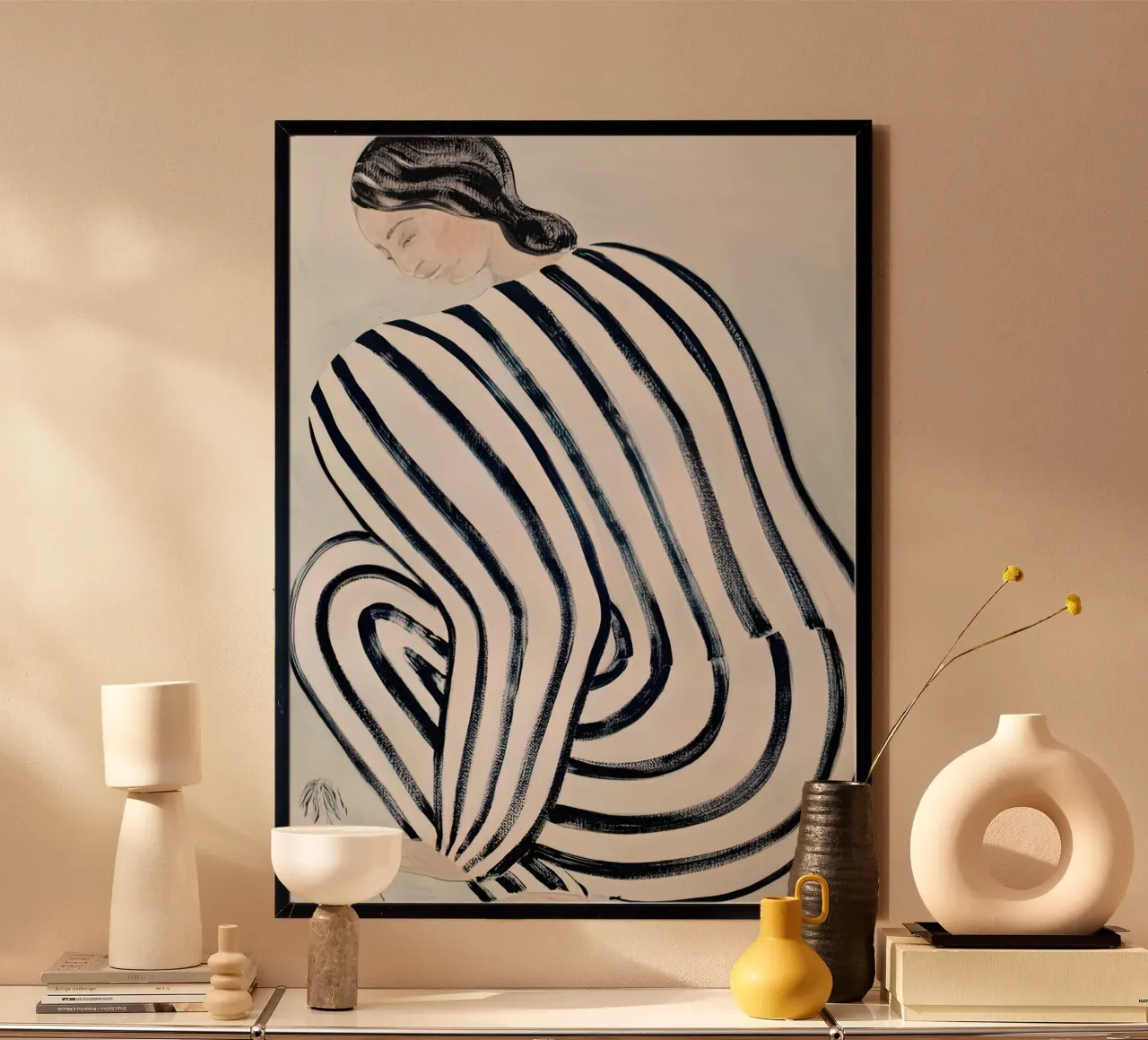 Sofia Lind 42 poster con telaio in alluminio da William Brown