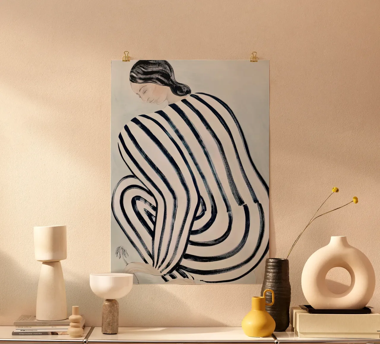 Sofia Lind 42 poster con telaio in alluminio da William Brown
