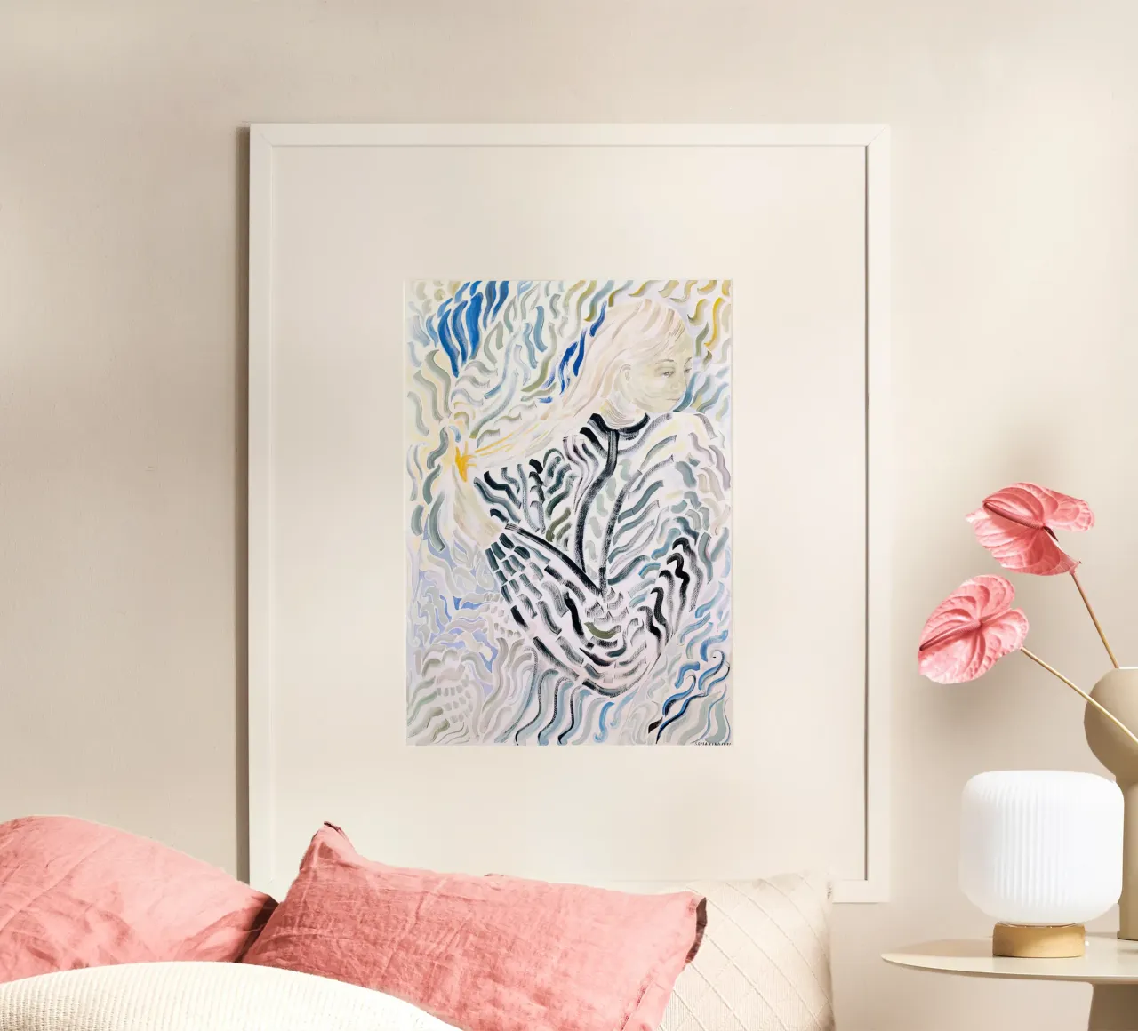 Sofia Lind 43 poster con telaio in plastica da William Brown