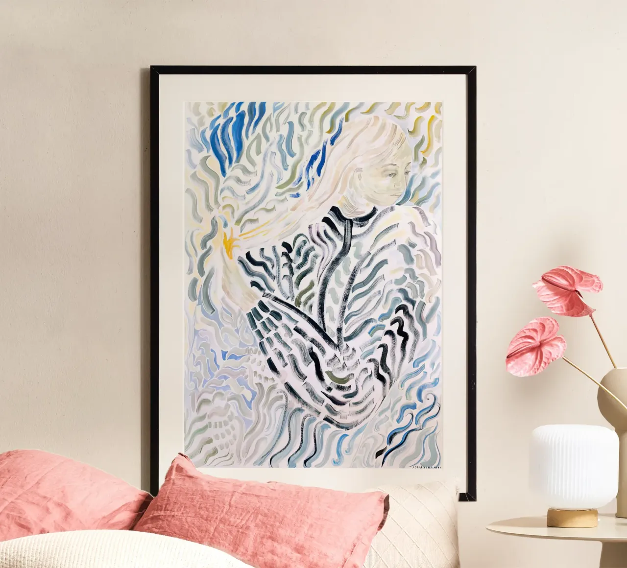 Sofia Lind 43 poster con telaio in plastica da William Brown