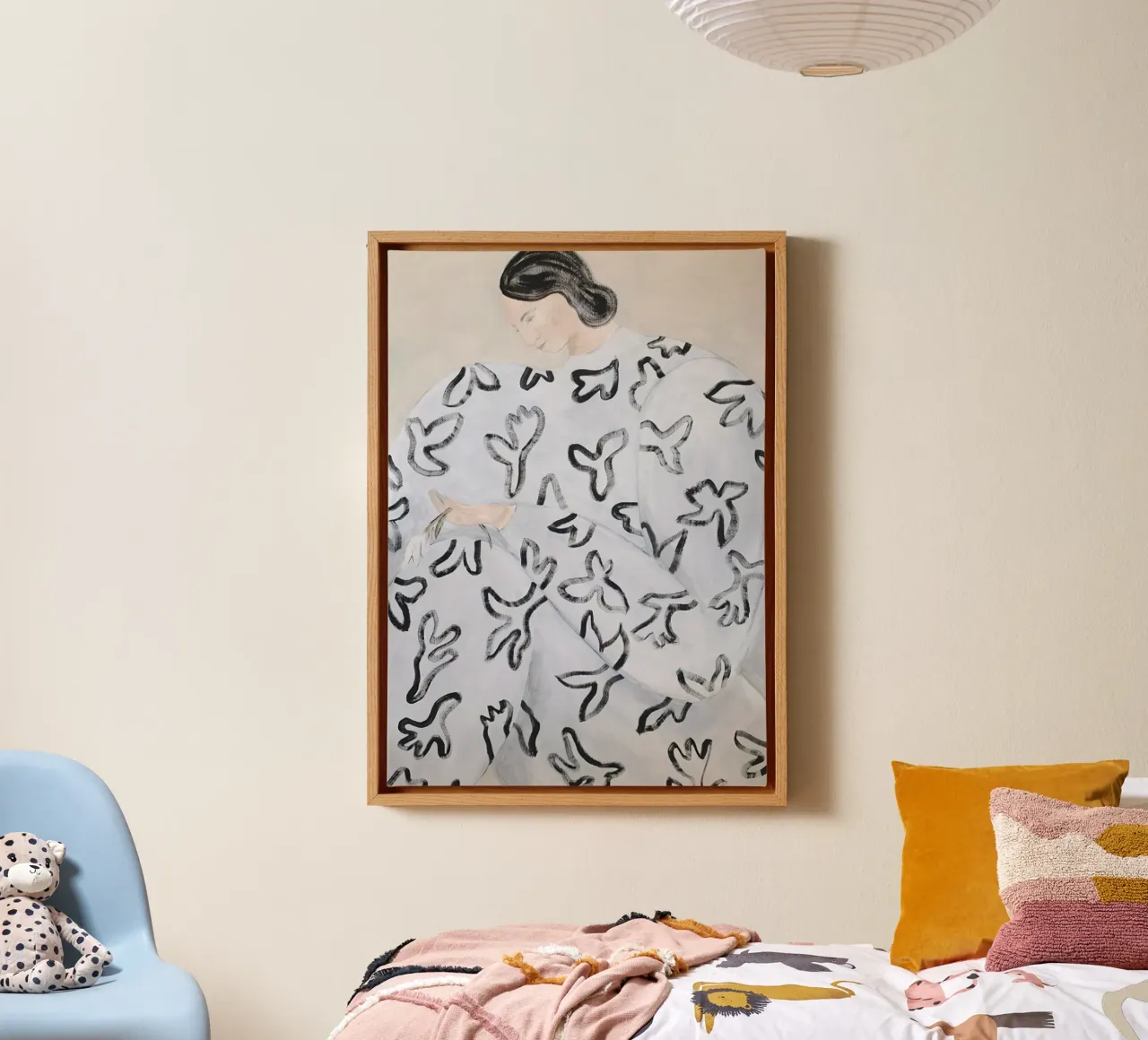 Sofia Lind 44 canvas met Baklijst van William Brown