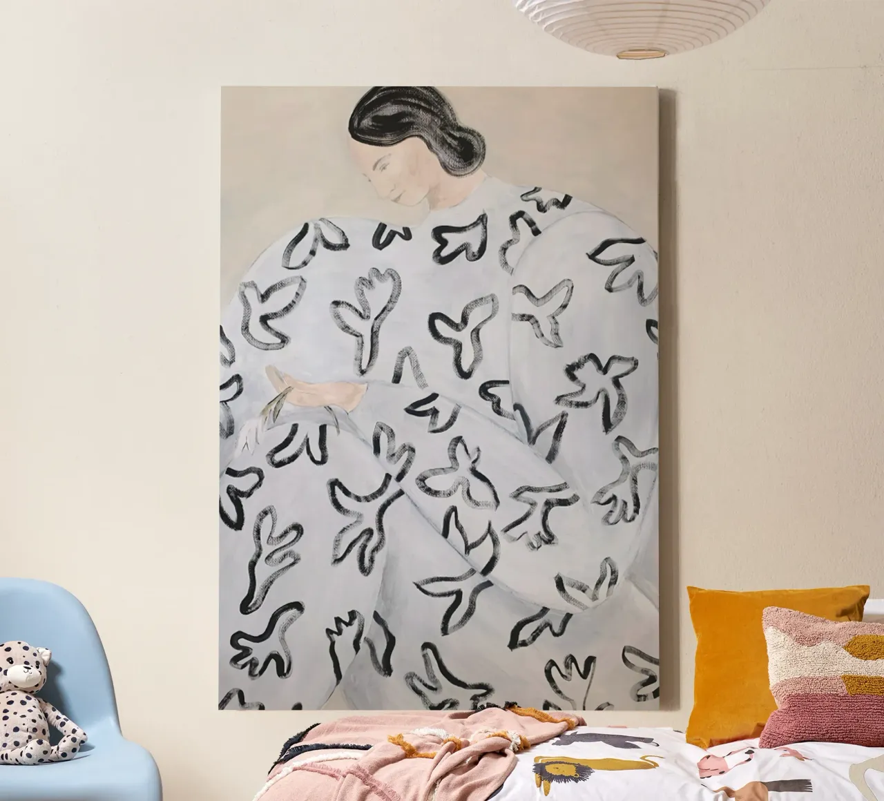 Sofia Lind 44 canvas met Baklijst van William Brown