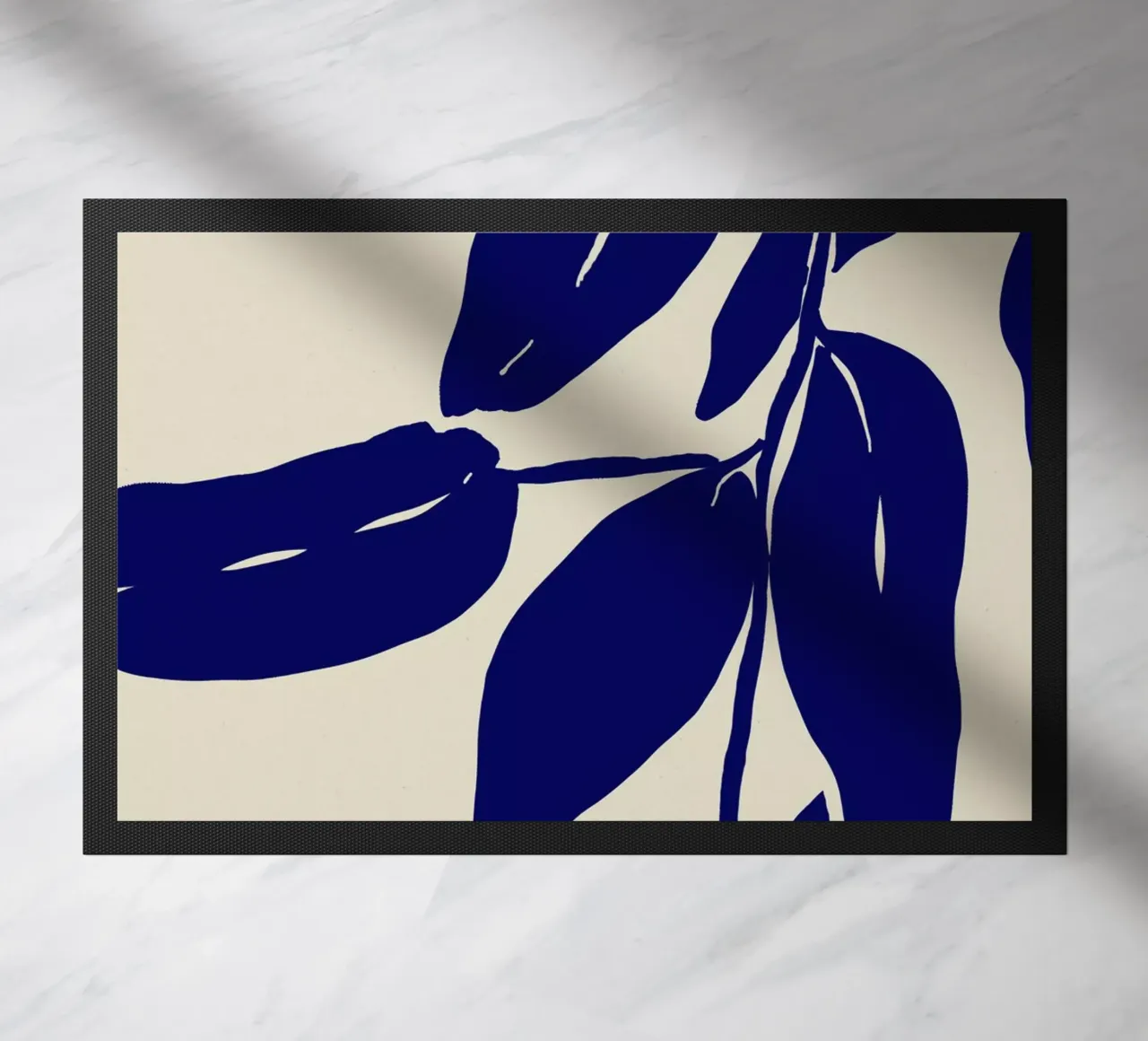 Blue Leafs deurmat van treechild