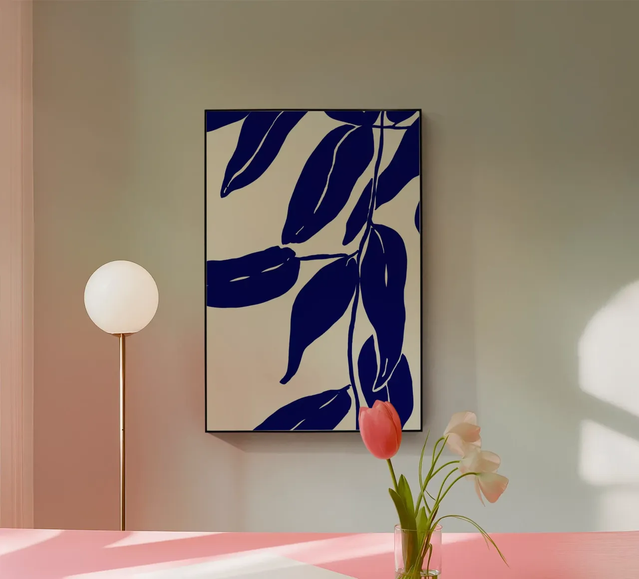 Blue Leafs plexiglass da treechild