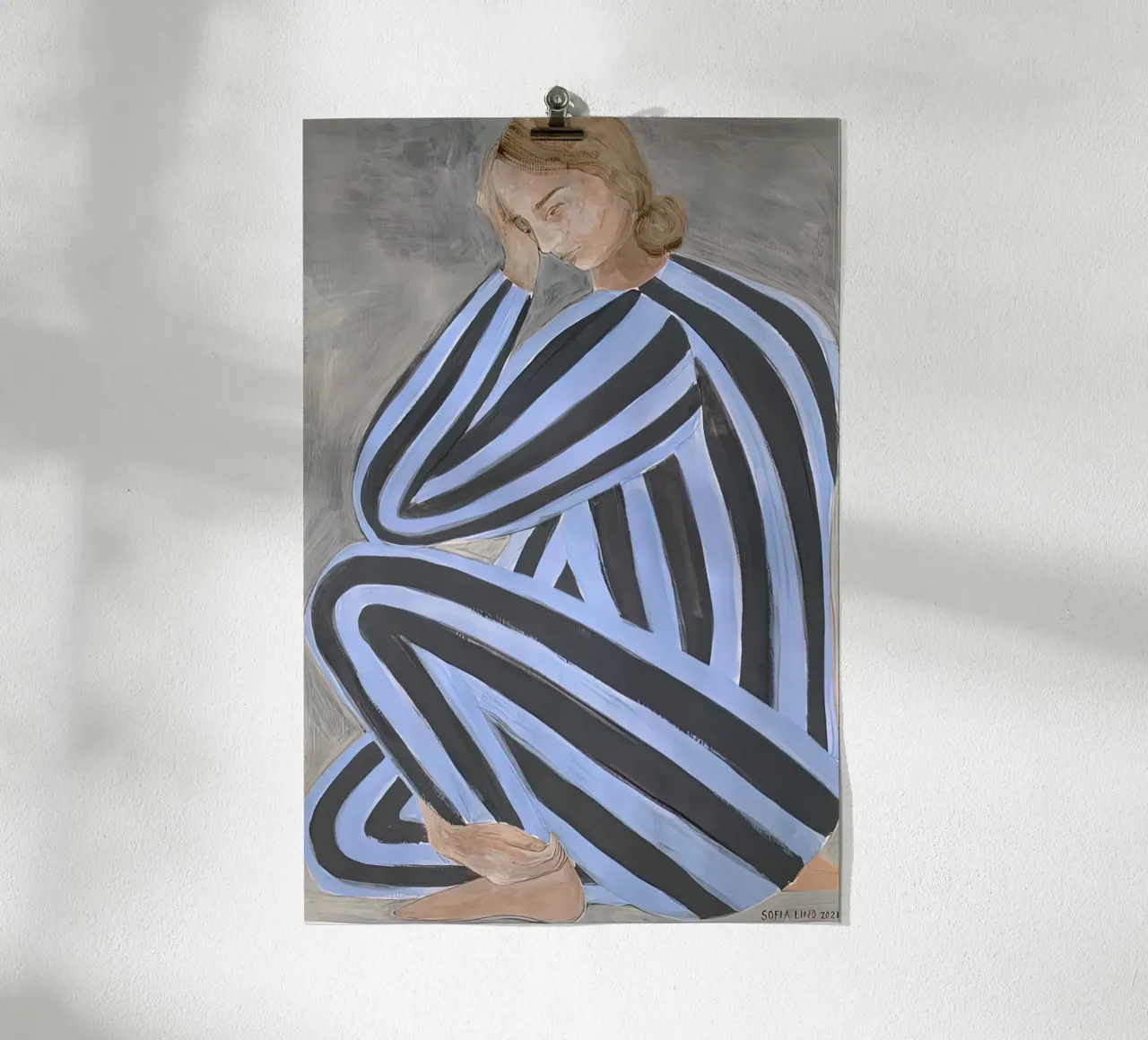 Sofia Lind 46 poster con telaio in legno da William Brown