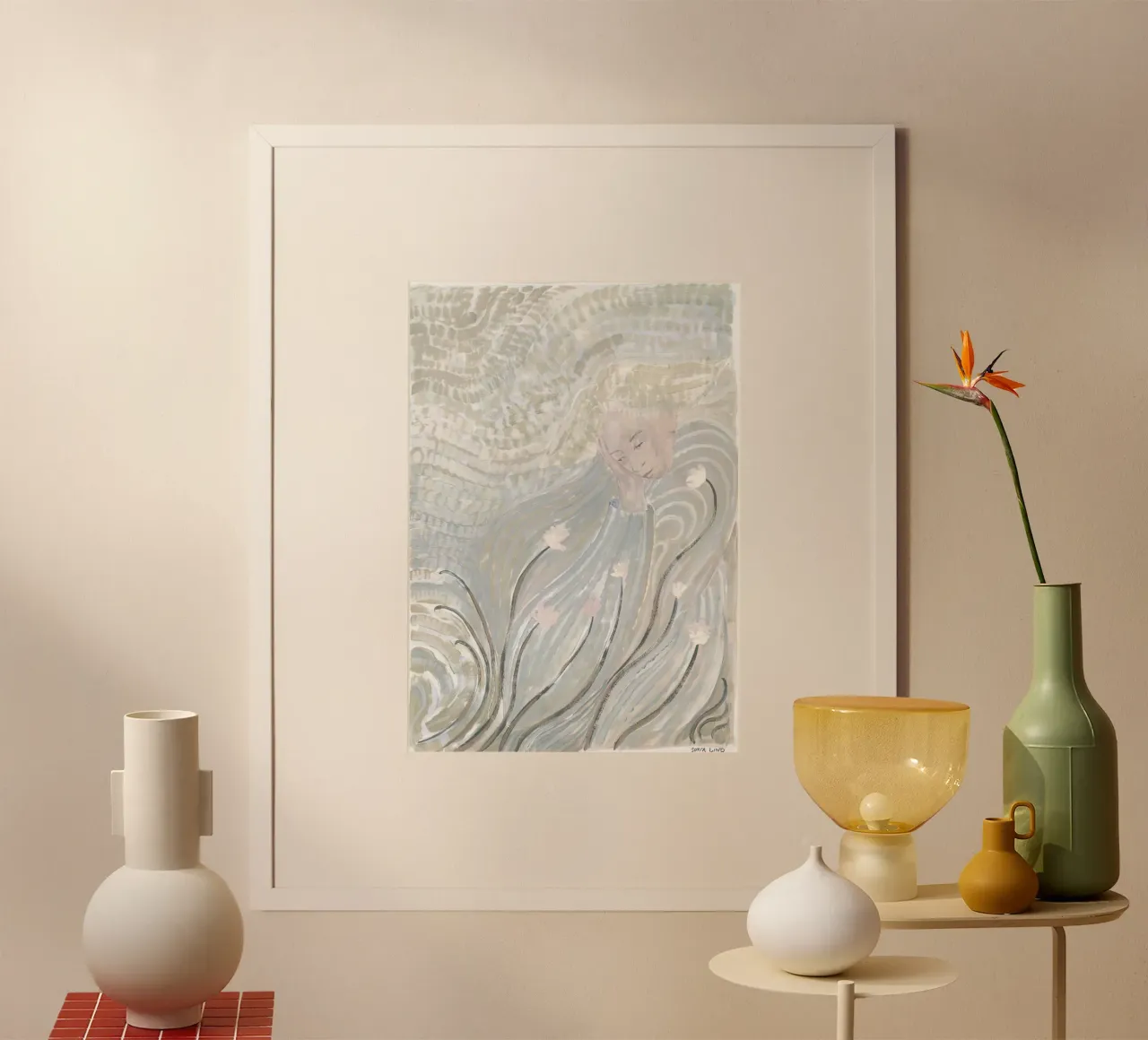 Sofia Lind 48 poster con telaio in alluminio da William Brown