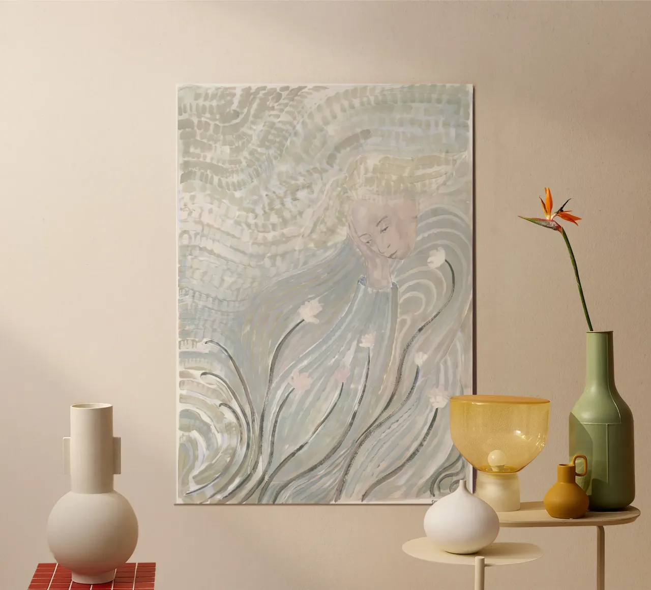 Sofia Lind 48 poster con telaio in alluminio da William Brown