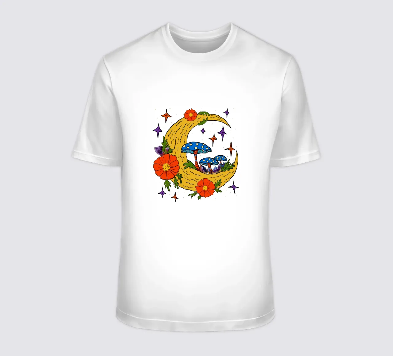 Moonbloom: Whispers of Enchantment t-shirt da TijanaArtStudio88