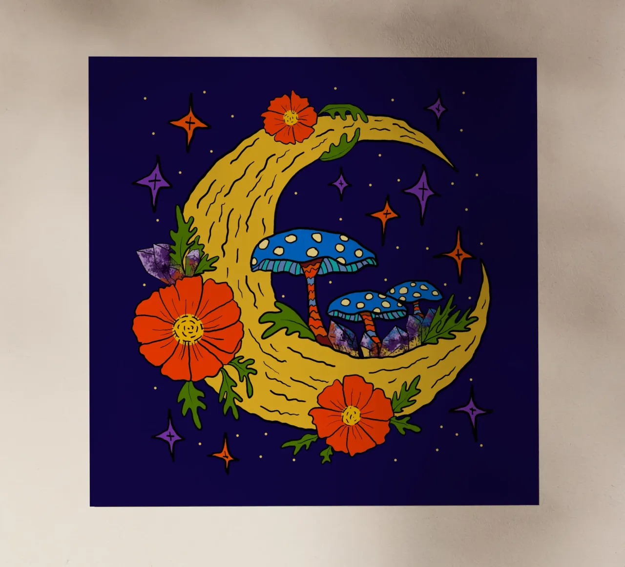 Moonbloom: Whispers of Enchantment pellicola backlit da TijanaArtStudio88