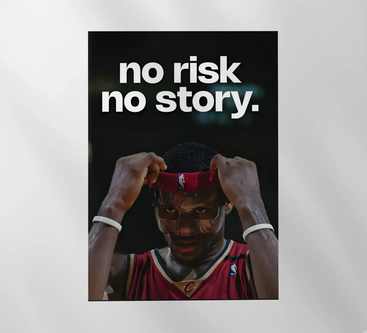 No risk, no story pellicola backlit da Type & Tape