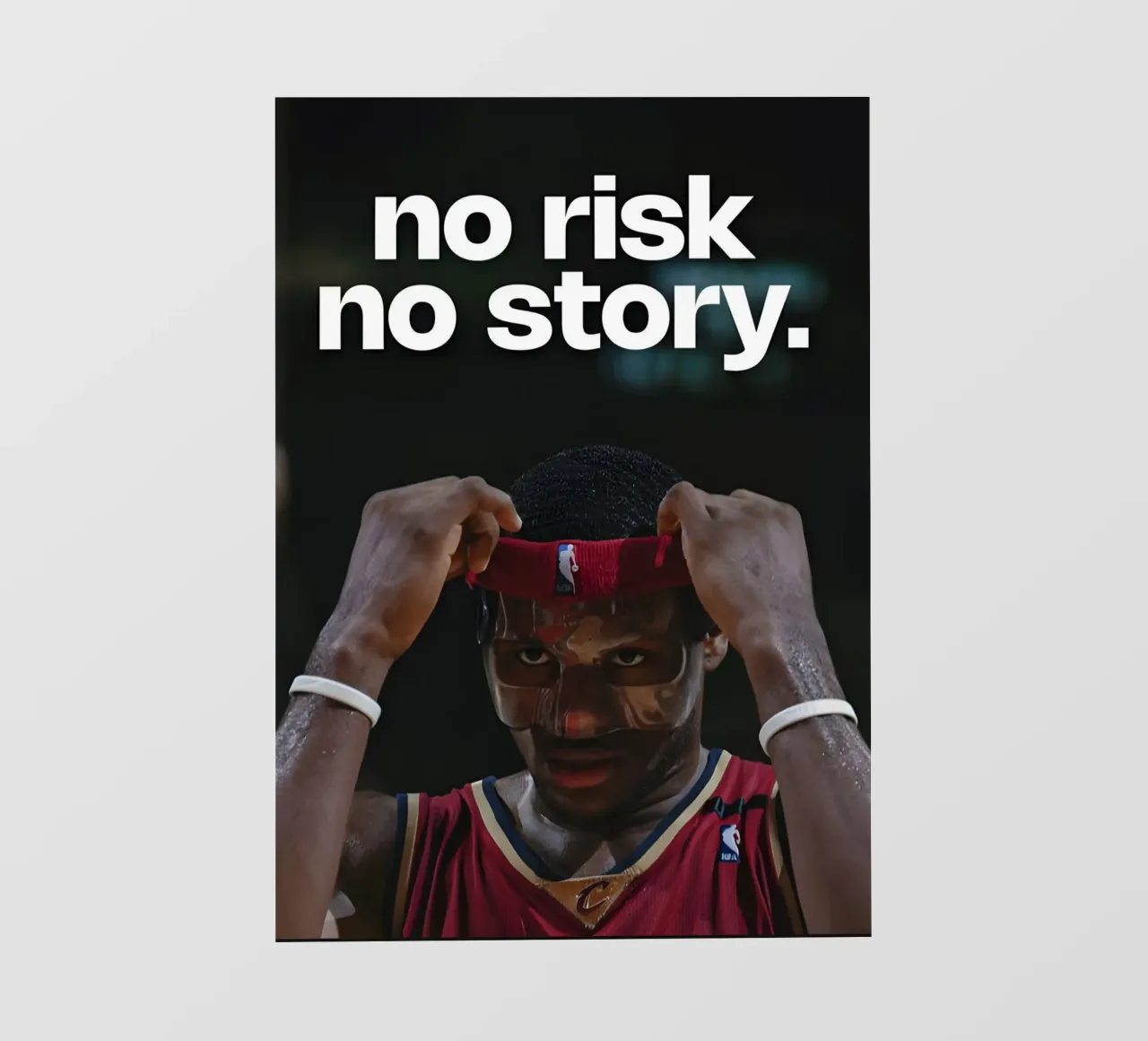 No risk, no story pellicola backlit da Type & Tape