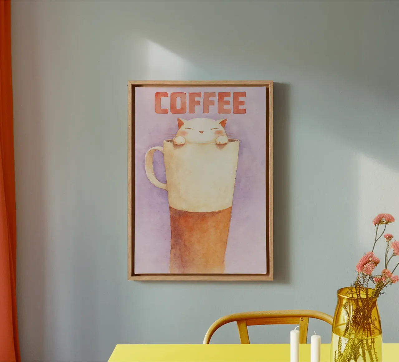 grappige hond dit is prima canvas met Baklijst van wadasx