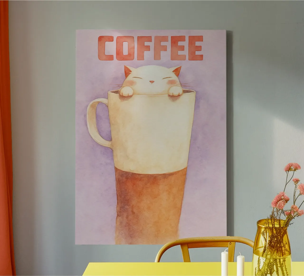 grappige hond dit is prima canvas met Baklijst van wadasx