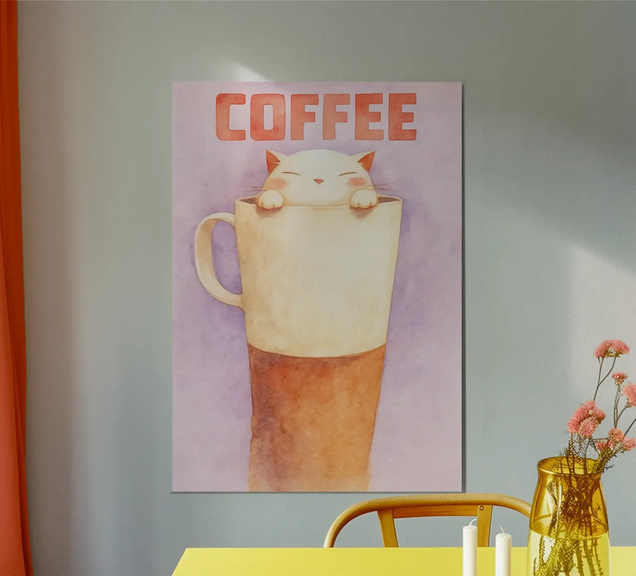 cane divertente questo è bene poster con telaio in alluminio da wadasx