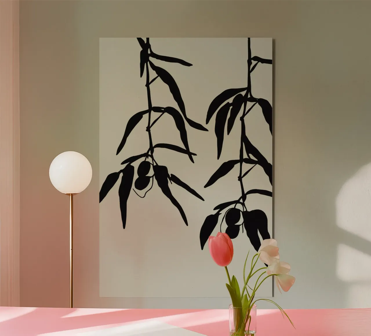 Olive Twigs alluminio dibond da treechild