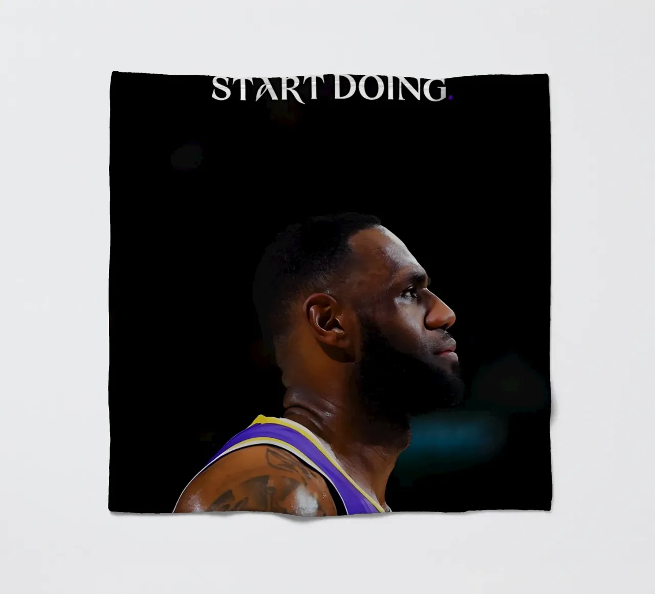 "Stop wishing, start doing." coperta in pile da Type & Tape