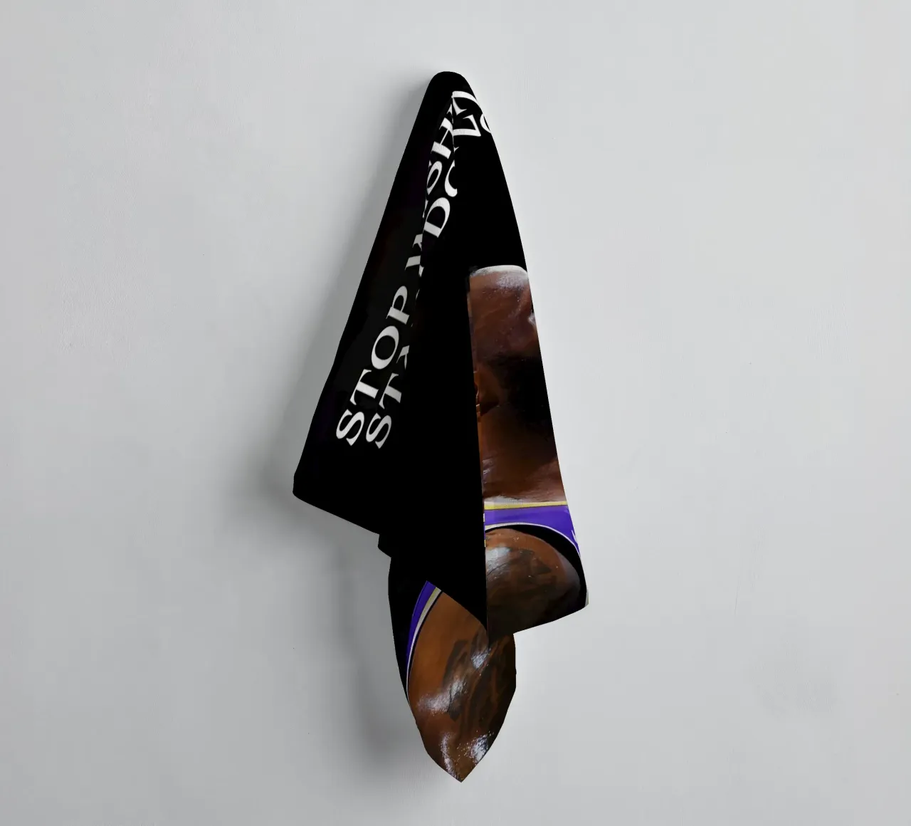 "Stop wishing, start doing." asciugamano da bagno da Type & Tape