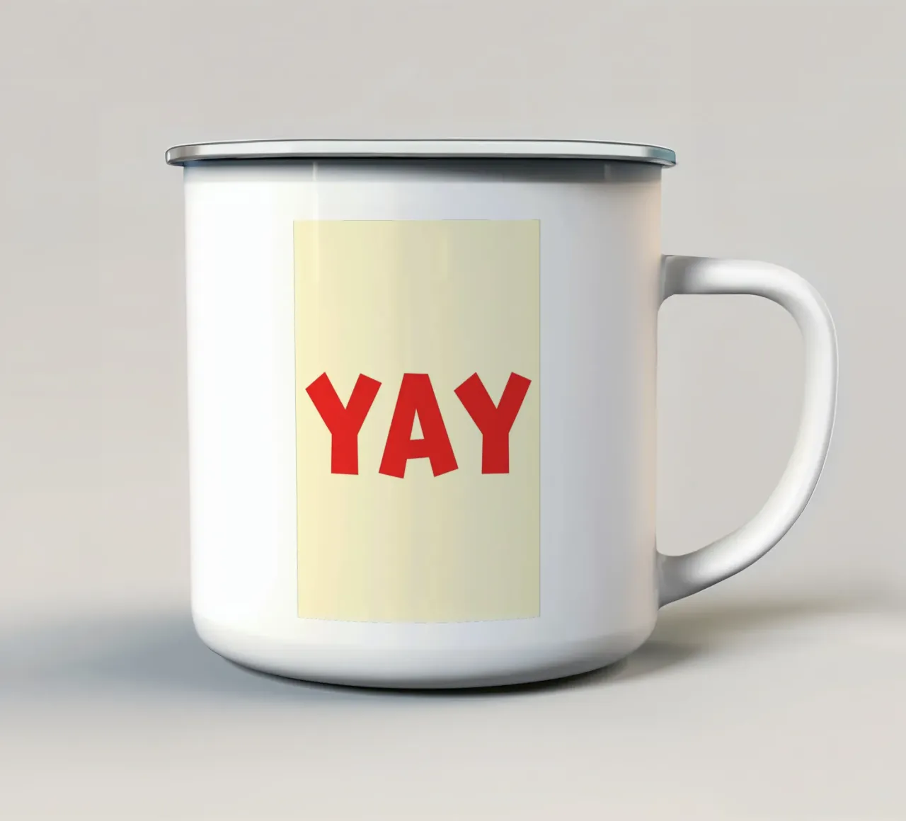 Yay 9 tazza in smalto da The Type Club Tokyo