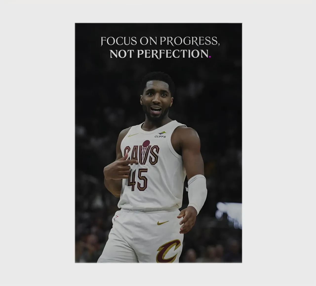 Focus on progress, not perfection. notebook by Type & Tape