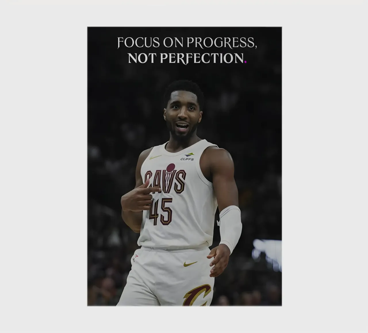 Focus on progress, not perfection. notebook by Type & Tape