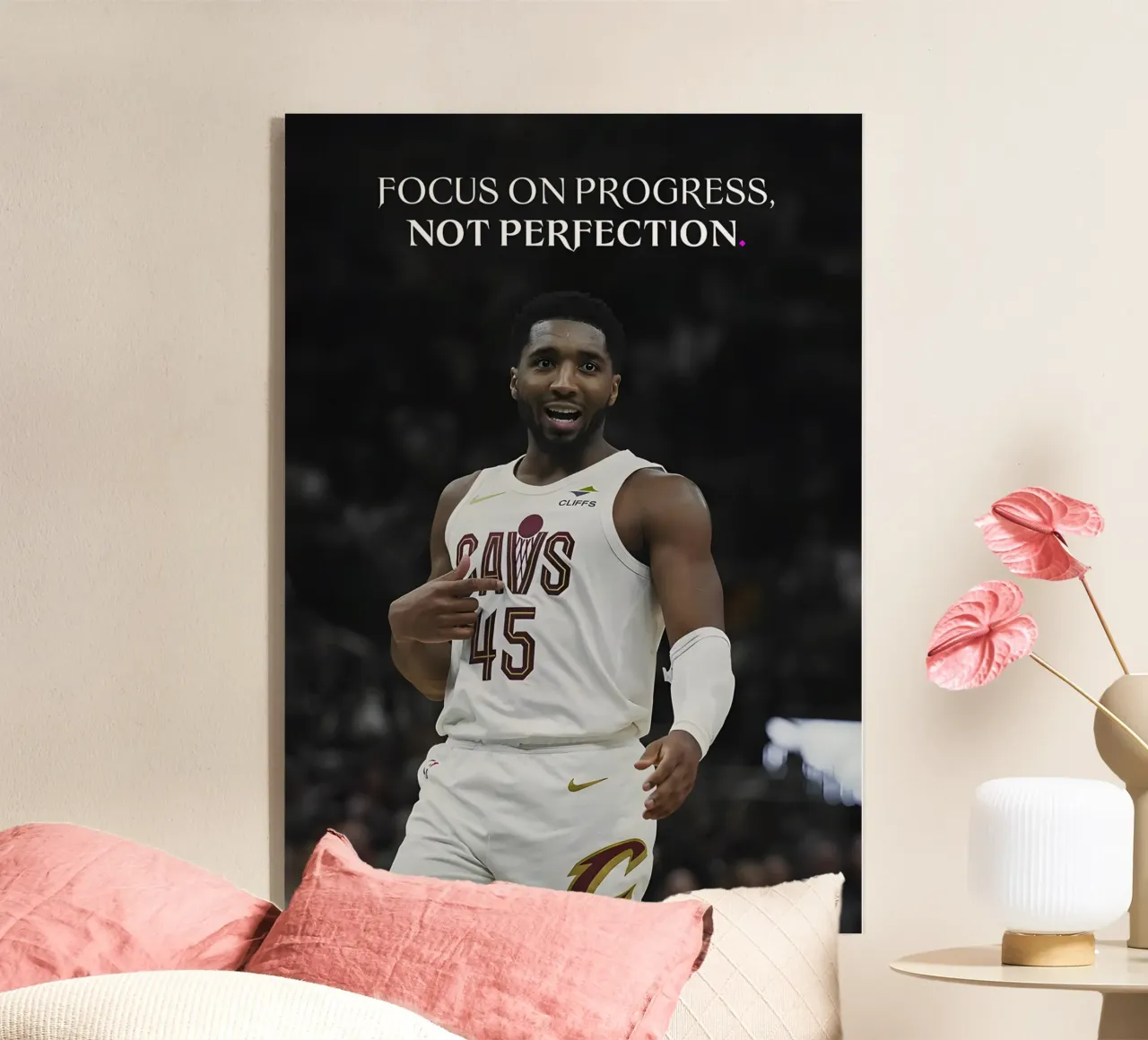 Focus on progress, not perfection. plexiglass da Type & Tape