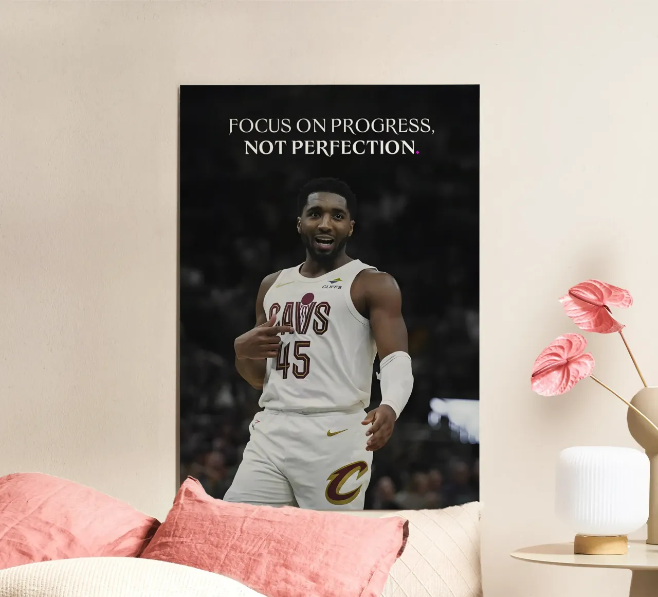 Focus on progress, not perfection. alluminio dibond da Type & Tape