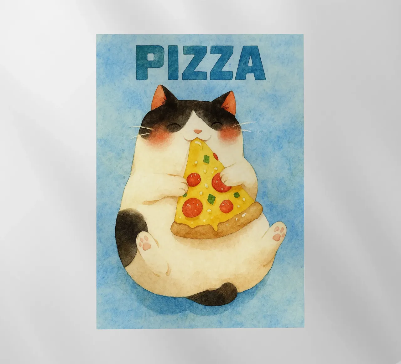 funny pizza cat pellicola backlit da wadasx