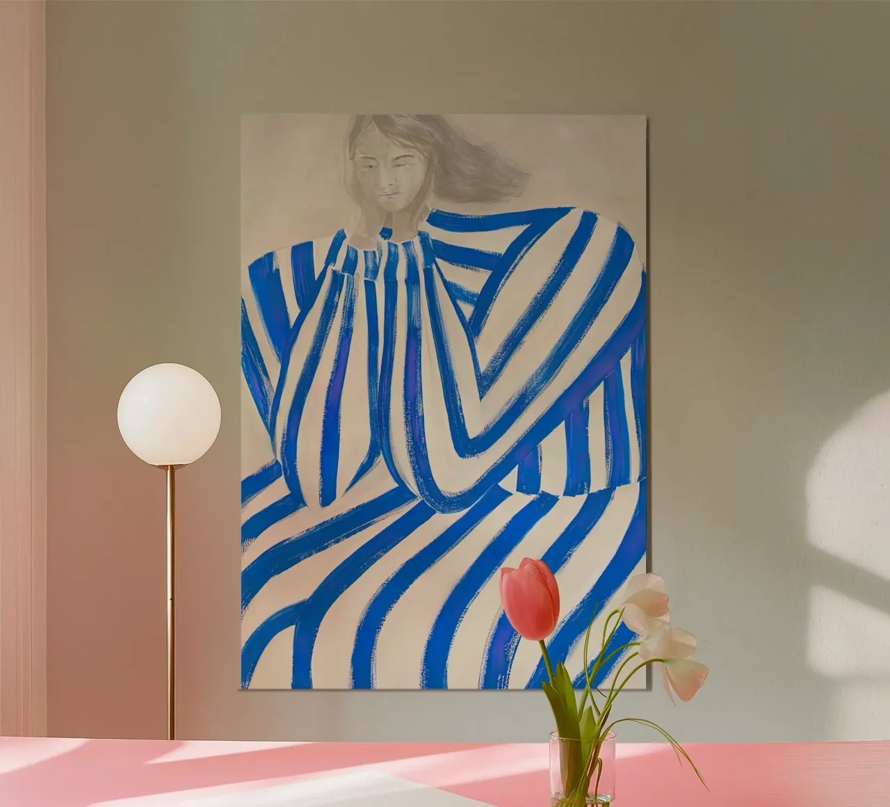 Sofia Lind 47 poster con telaio in alluminio da William Brown
