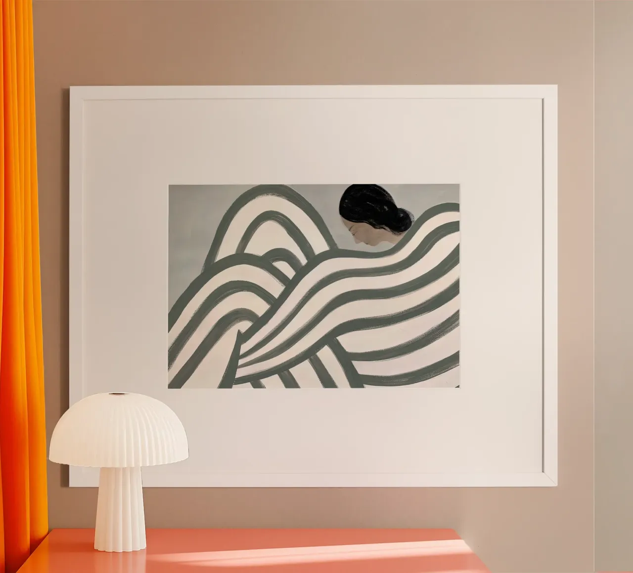 Sofia Lind 49 poster con telaio in legno da William Brown