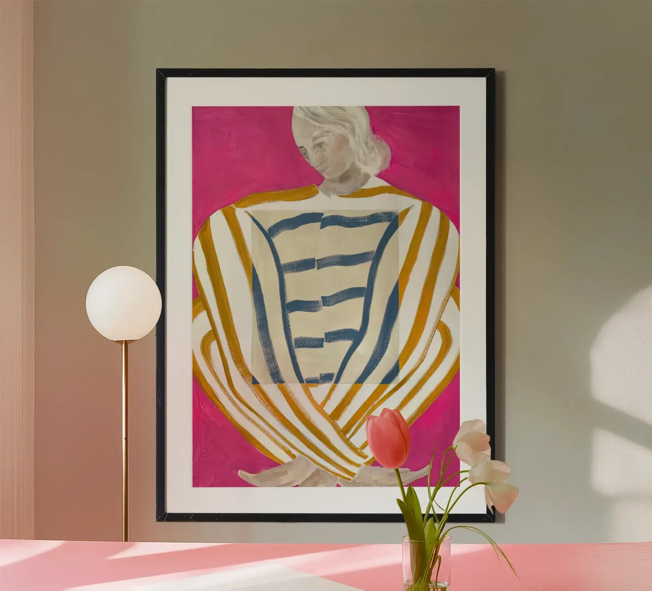 Sofia Lind 50 poster con telaio in legno da William Brown