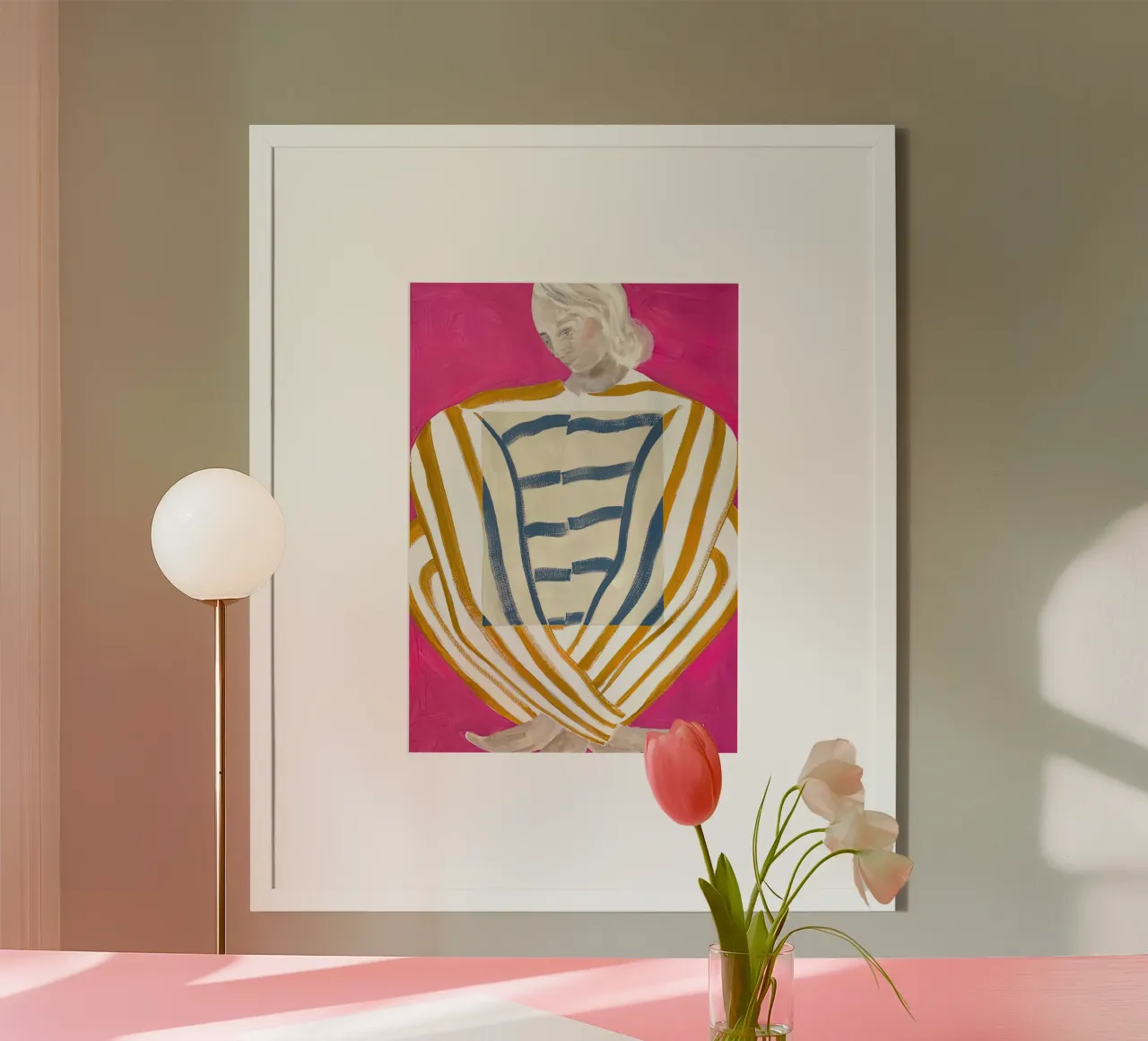 Sofia Lind 50 poster con telaio in legno da William Brown