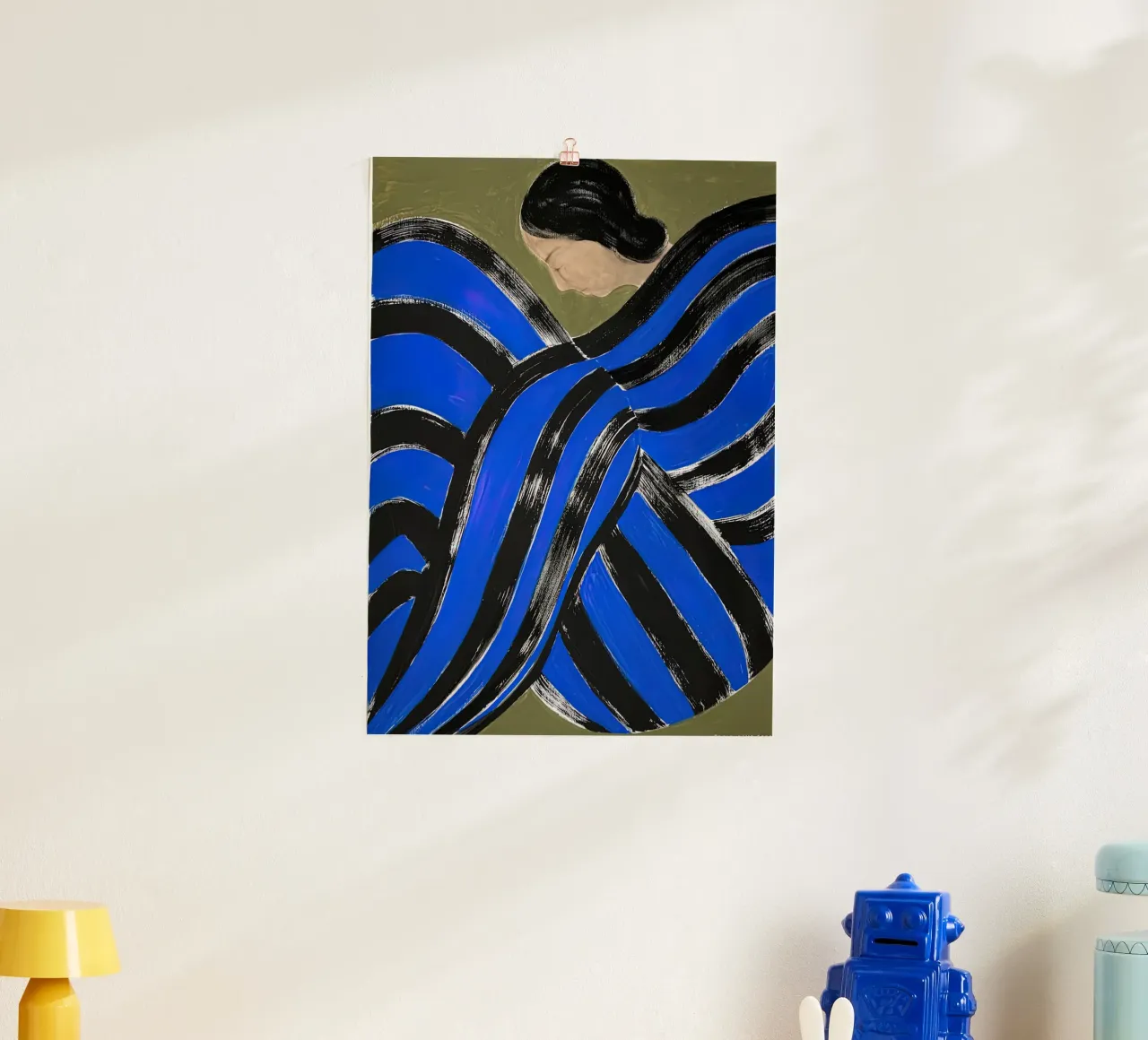 Sofia Lind 51 poster con telaio in alluminio da William Brown