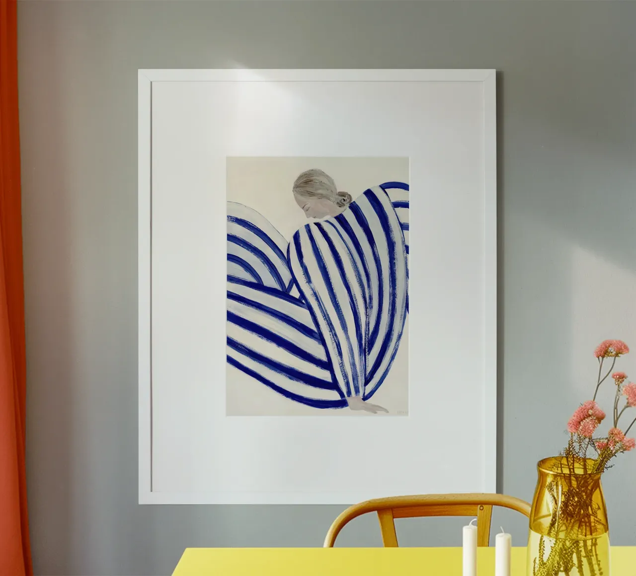 Sofia Lind 53 poster con telaio in alluminio da William Brown