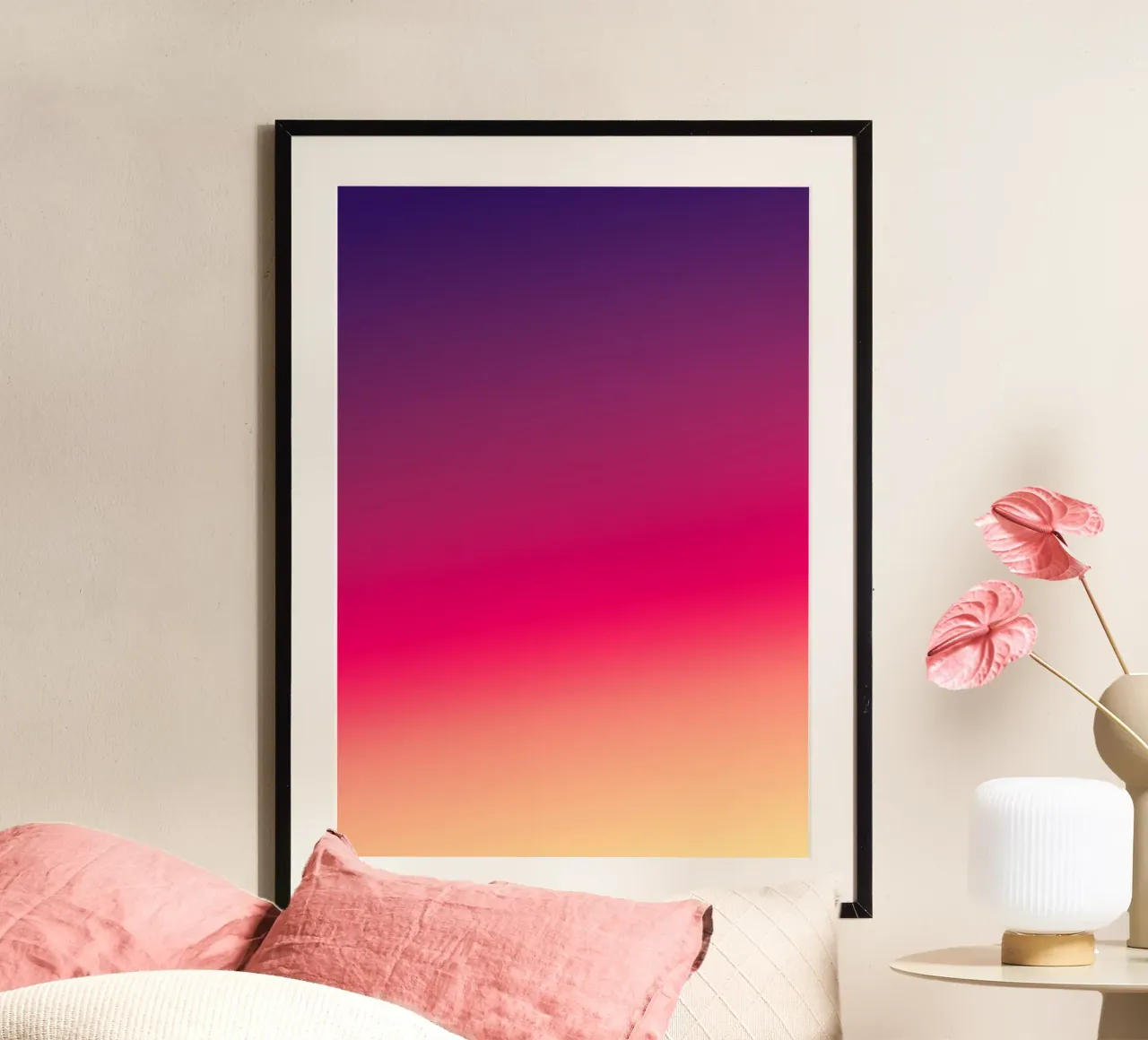 Smoothi poster con telaio in alluminio da Flo Klein