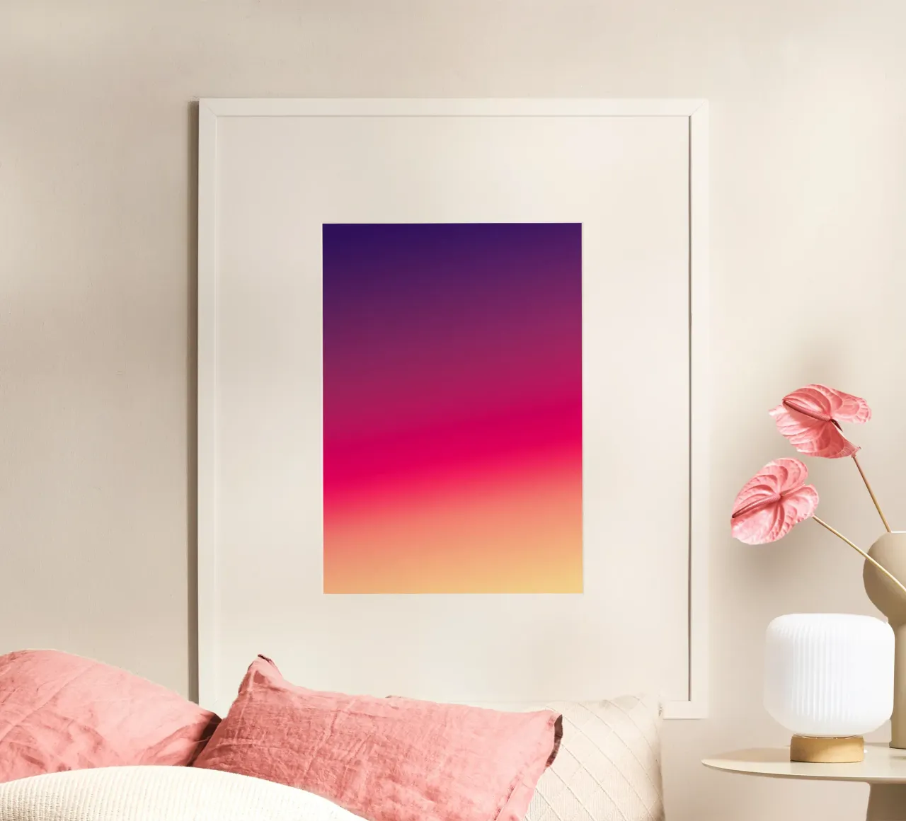Smoothi poster con telaio in alluminio da Flo Klein