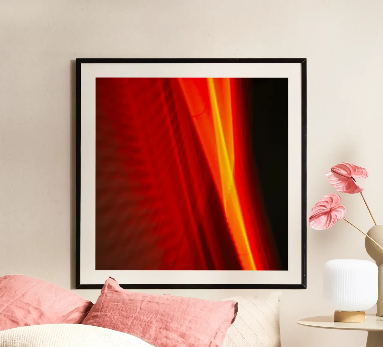 Sonnensturm poster con telaio in alluminio da Flo Klein